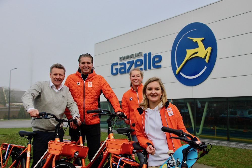 Gazelle zet sporter op TeamNL e-bike - NieuwsFiets Media Events